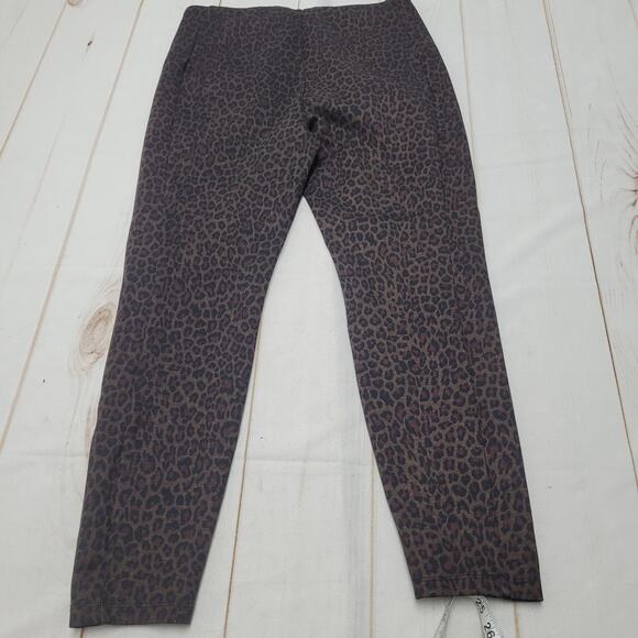 Liverpool Reese pull on cheetah ankle pants leggings stretchy tummy control - Picture 5 of 7